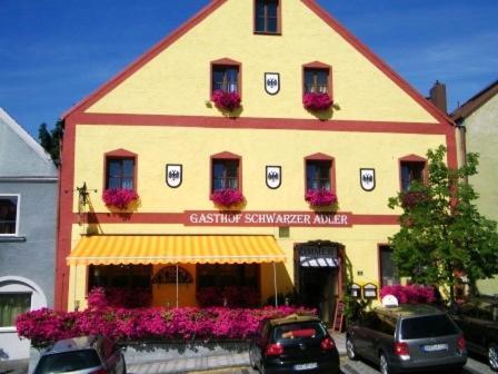 Hotel Pension Schwarzer Adler Наббург Экстерьер фото
